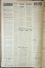 Página do jornal Correio do Ceará de agosto de 1962