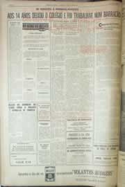 Página do jornal Correio do Ceará de agosto de 1962
