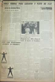 Página do jornal Correio do Ceará de agosto de 1962