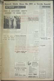 Página do jornal Correio do Ceará de agosto de 1962