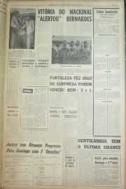 Página do jornal Correio do Ceará de agosto de 1962