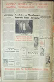 Página do jornal Correio do Ceará de agosto de 1962