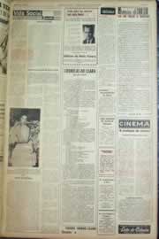 Página do jornal Correio do Ceará de agosto de 1962