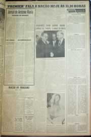 Página do jornal Correio do Ceará de agosto de 1962