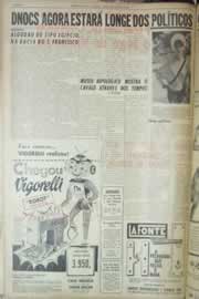 Página do jornal Correio do Ceará de agosto de 1962