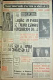 Página do jornal Correio do Ceará de agosto de 1962