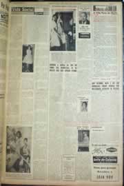 Página do jornal Correio do Ceará de agosto de 1962