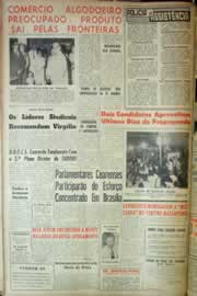 Página do jornal Correio do Ceará de setembro de 1962