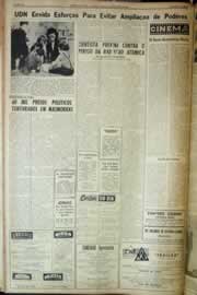 Página do jornal Correio do Ceará de setembro de 1962