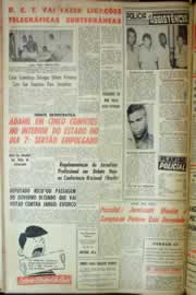 Página do jornal Correio do Ceará de setembro de 1962