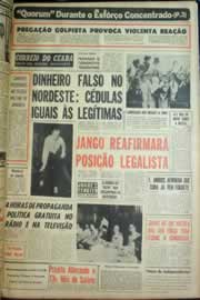 Página do jornal Correio do Ceará de setembro de 1962