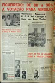 Página do jornal Correio do Ceará de setembro de 1962