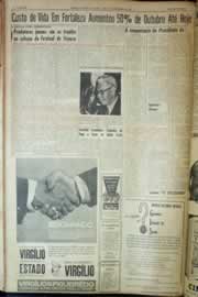 Página do jornal Correio do Ceará de setembro de 1962