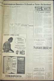 Página do jornal Correio do Ceará de setembro de 1962