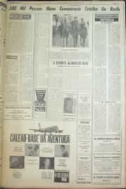 Página do jornal Correio do Ceará de setembro de 1962