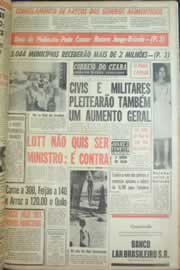 Página do jornal Correio do Ceará de setembro de 1962