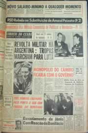 Página do jornal Correio do Ceará de setembro de 1962