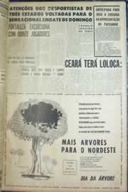 Página do jornal Correio do Ceará de setembro de 1962