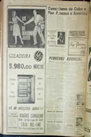 Página do jornal Correio do Ceará de setembro de 1962