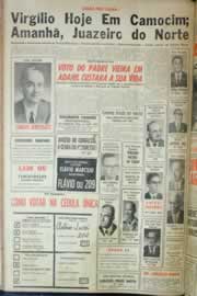 Página do jornal Correio do Ceará de setembro de 1962