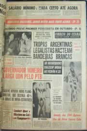 Página do jornal Correio do Ceará de setembro de 1962