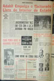 Página do jornal Correio do Ceará de setembro de 1962