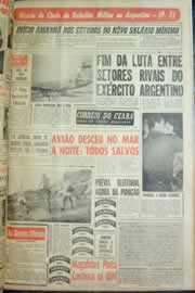 Página do jornal Correio do Ceará de setembro de 1962