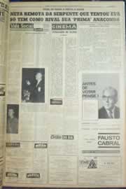 Página do jornal Correio do Ceará de setembro de 1962