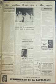 Página do jornal Correio do Ceará de setembro de 1962
