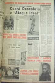 Página do jornal Correio do Ceará de setembro de 1962