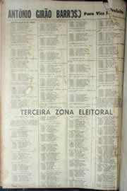 Página do jornal Correio do Ceará de setembro de 1962