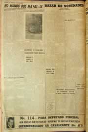Página do jornal Correio do Ceará de outubro de 1962