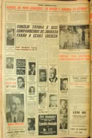 Página do jornal Correio do Ceará de outubro de 1962