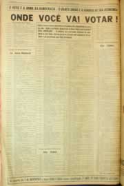 Página do jornal Correio do Ceará de outubro de 1962