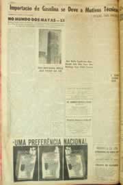 Página do jornal Correio do Ceará de outubro de 1962