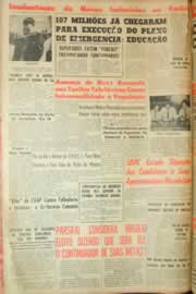 Página do jornal Correio do Ceará de outubro de 1962