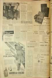Página do jornal Correio do Ceará de outubro de 1962