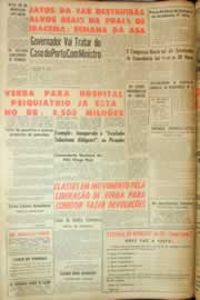 Página do jornal Correio do Ceará de outubro de 1962