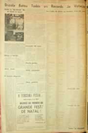 Página do jornal Correio do Ceará de outubro de 1962
