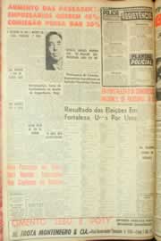 Página do jornal Correio do Ceará de outubro de 1962