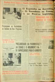 Página do jornal Correio do Ceará de outubro de 1962
