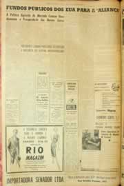 Página do jornal Correio do Ceará de outubro de 1962