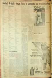 Página do jornal Correio do Ceará de outubro de 1962