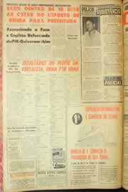 Página do jornal Correio do Ceará de outubro de 1962