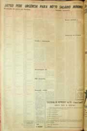 Página do jornal Correio do Ceará de outubro de 1962