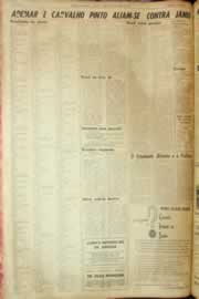 Página do jornal Correio do Ceará de outubro de 1962
