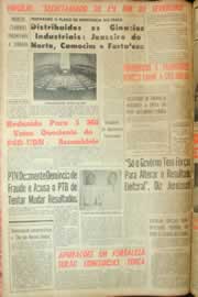 Página do jornal Correio do Ceará de outubro de 1962
