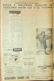 Página do jornal Correio do Ceará de outubro de 1962