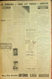 Página do jornal Correio do Ceará de outubro de 1962