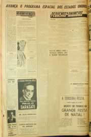 Página do jornal Correio do Ceará de outubro de 1962
